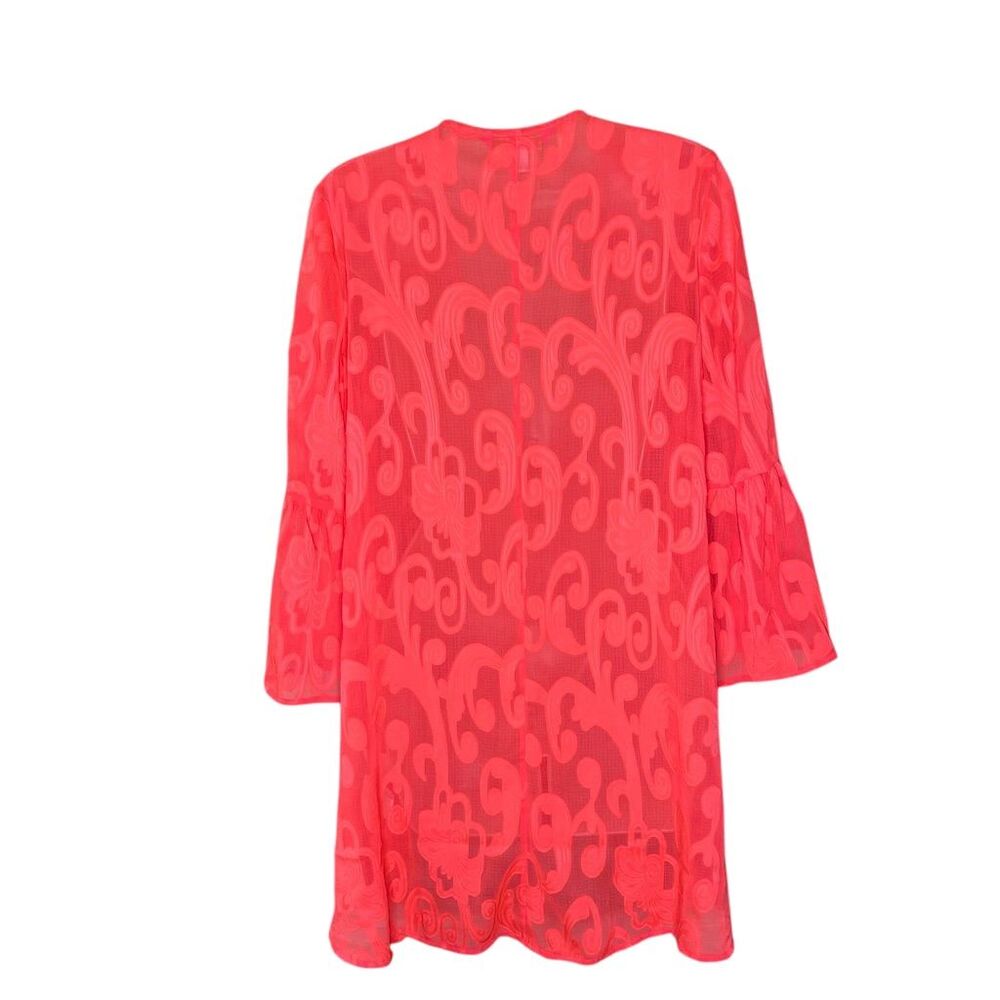 Lilly Pulitzer Women's XS Orange Swirl Cover Up Beachwear Summer - Picture 2 of 7